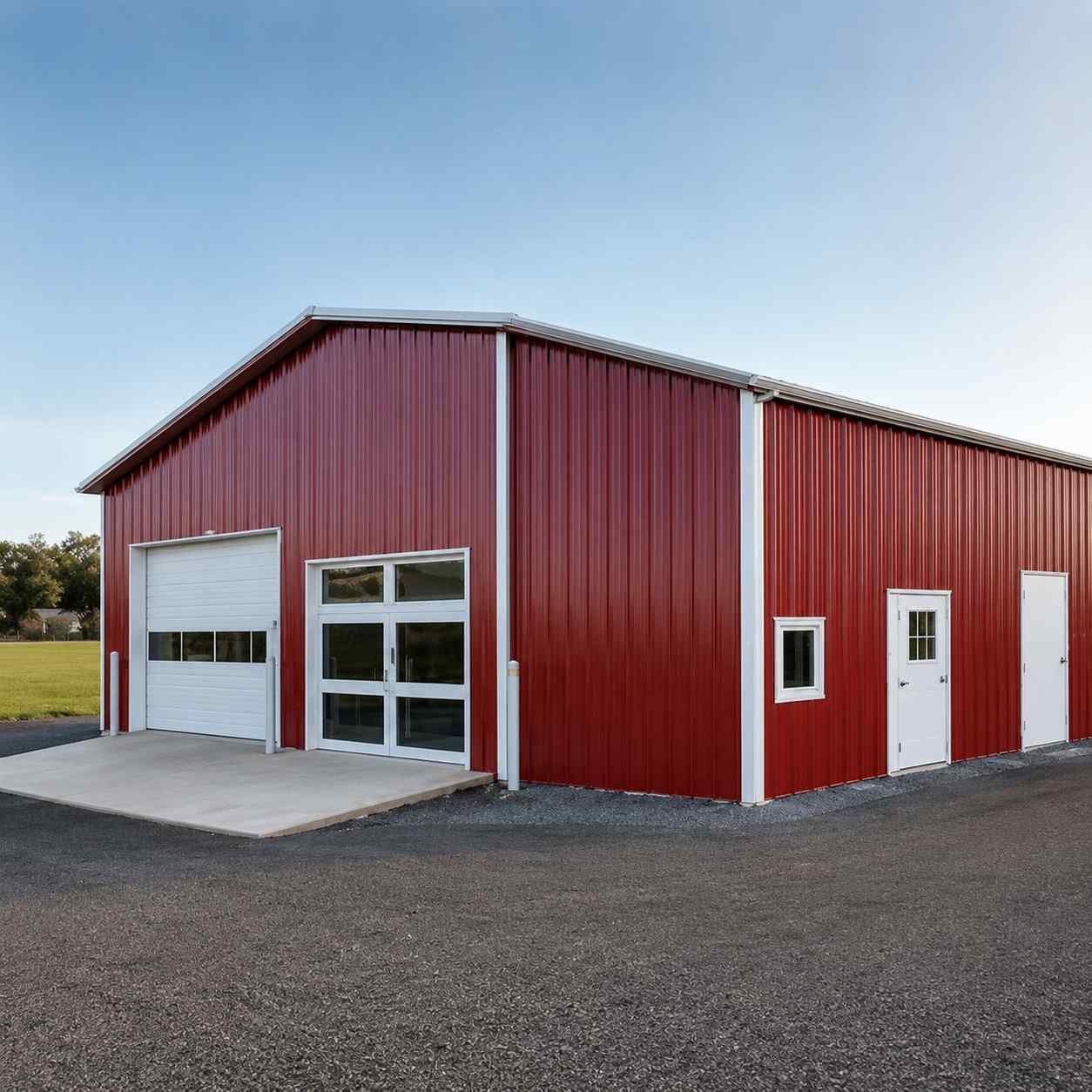 Red Steel Building